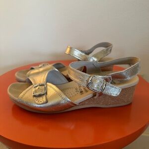 Worishofer Gold Sandals